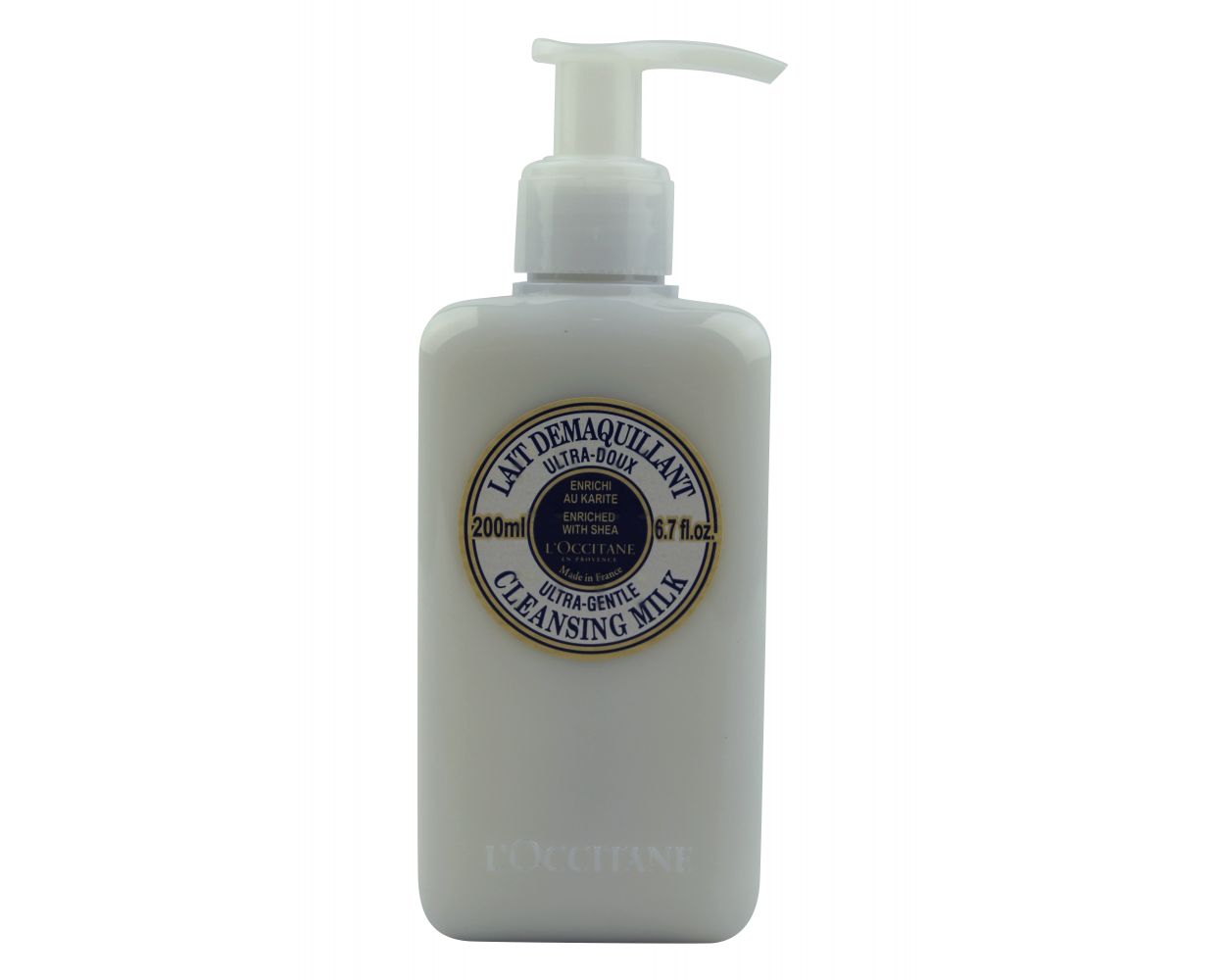 L'Occitane en Provence, Ultra Gentle, Lapte demachiant, Pentru față, 200 ml